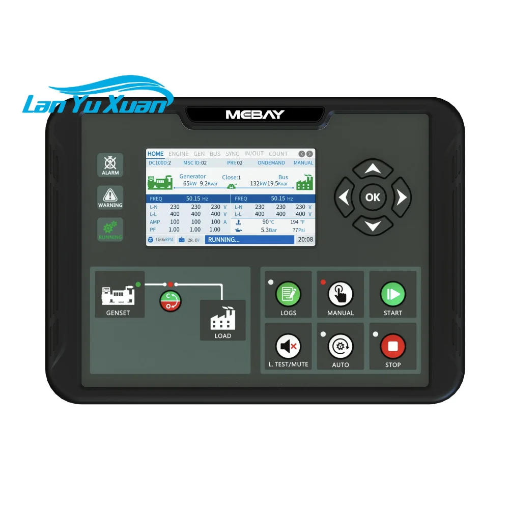 Hot Sale DC100D MK2 MEBAY Original Controller Genset Generator Parallel System Independent Constant Power Output xeon kit