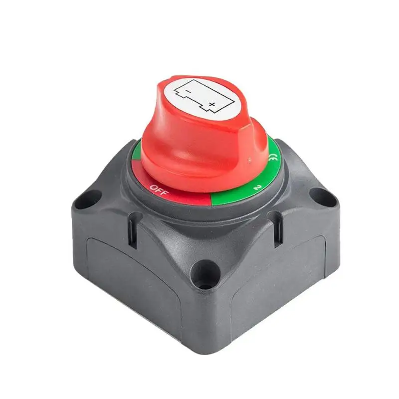 Auto Battery Disconnect Switch 12V 24V Marine 200A 300A Dual Battery Mass Switch 3 Position Cut Off Switch Car Boat