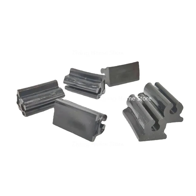 Suitable for 4mm Fixed Foot Pad Tube Clamp, PVC Iron Wire Buckle, Environmentally Friendly Opening Anti Slip Pad，10pc