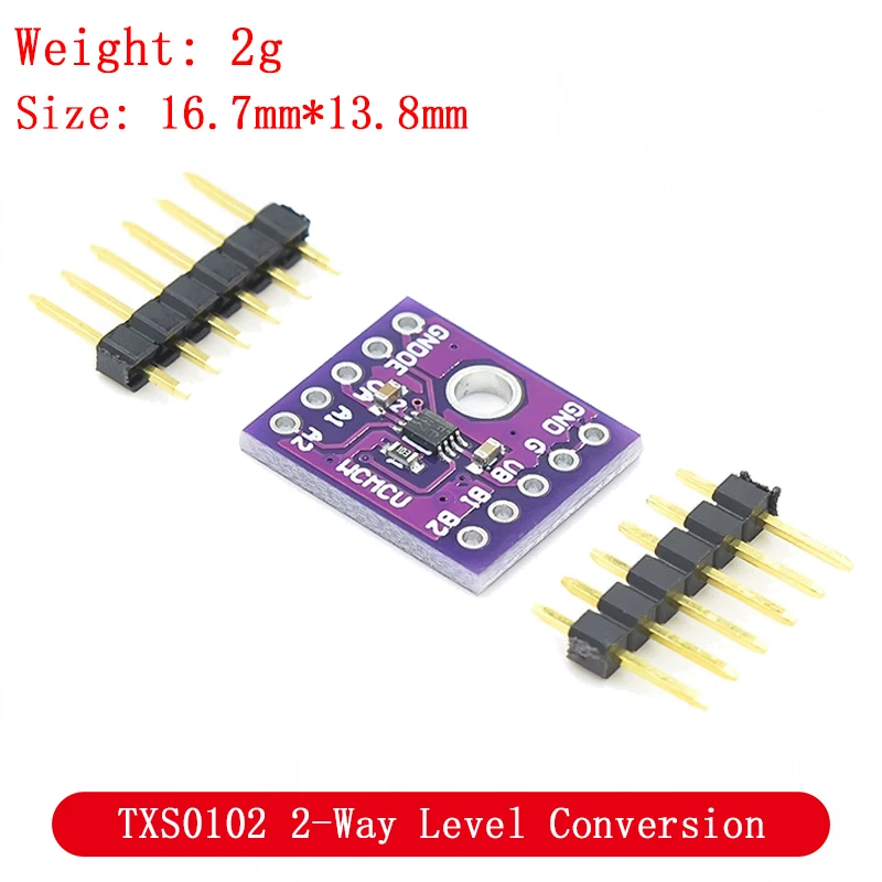 Picture 6: 2 Channel 4 8 way IIC I2C UART SPI TTL Logic Level Converter Bi-Directional Module 5V to 3.3V For Arduino Compatible Breadboard