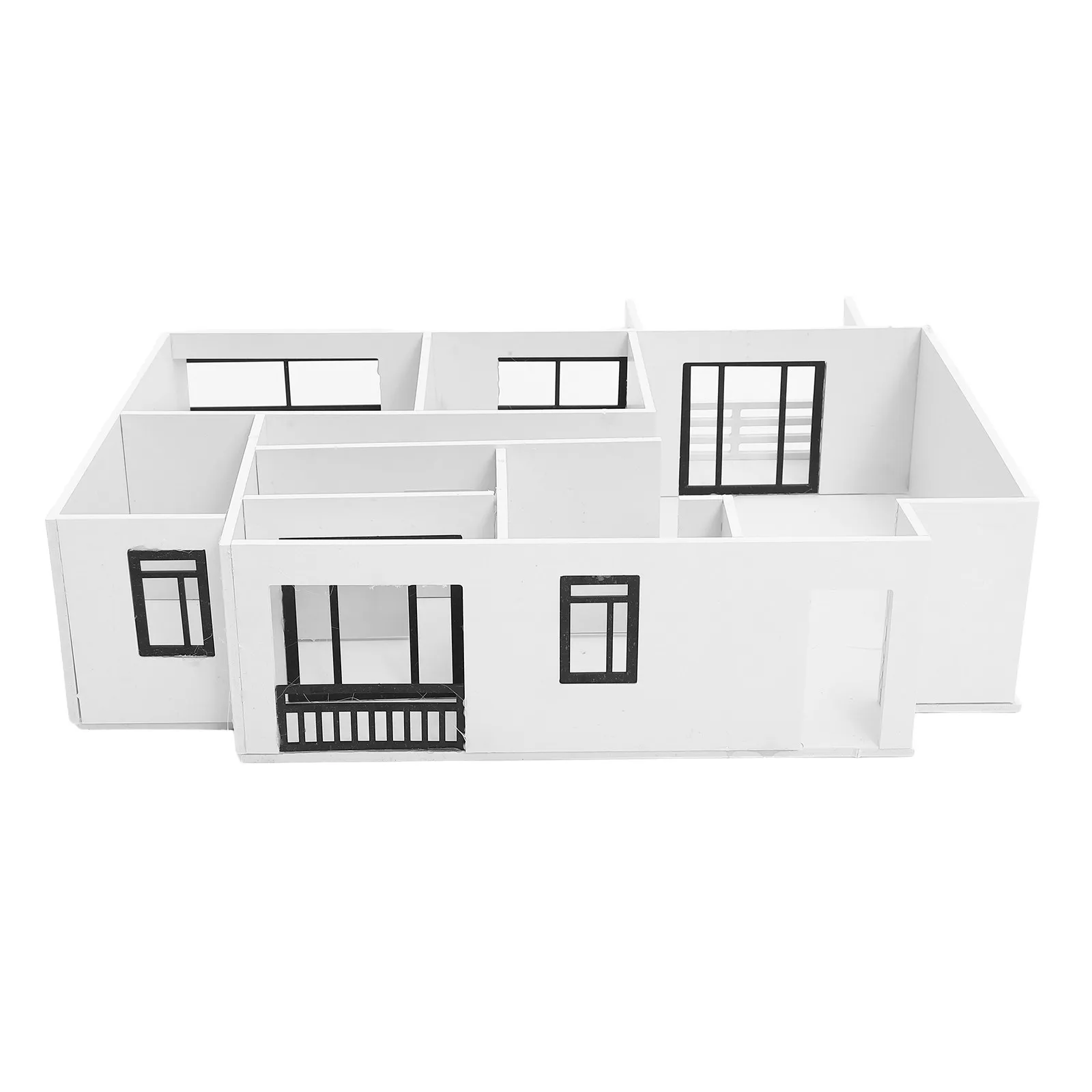 

1Set Apartment Layout Architectural DIY Kit 1:25 Scale Unfinished House Building Project Miniature Craft Supplies for Design