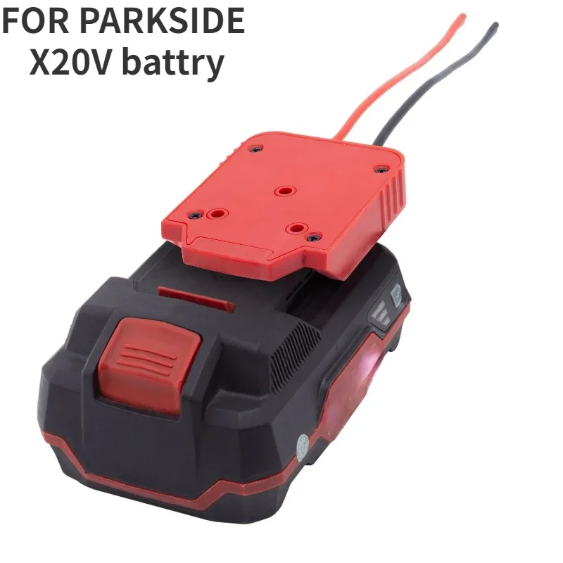 Adaptador de Bateria Li-ion para Bateria Li-ion Conector do Cabo Faça Você Mesmo para Li-ion X20 v para Brocas Elétricas
