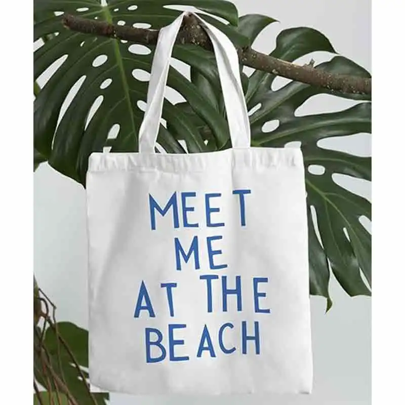 CTB5 bolsas de comestibles reutilizables para la playa, el mejor regalo para los amantes de la playa