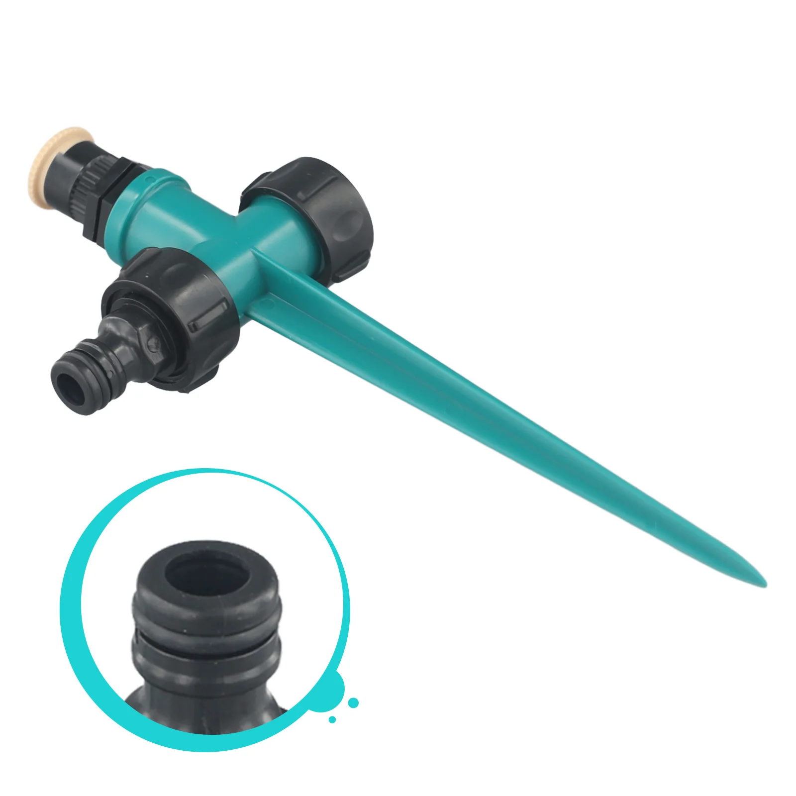 1set 360 Degrees Rotary Scattering Nozzles Sprinklers Garden Gardening Water Watering 27*15cm Gardening Outdoor Living Tools