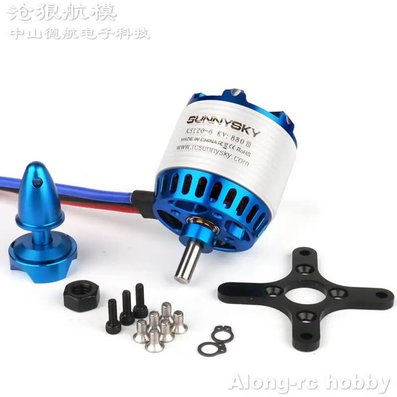 

Original Sunnysky X3120 V3 760KV 880KV Fix-wing Brushless Motor for 30E PP 3D F3A RC Plane Airplane Big 30 Class Aircraft