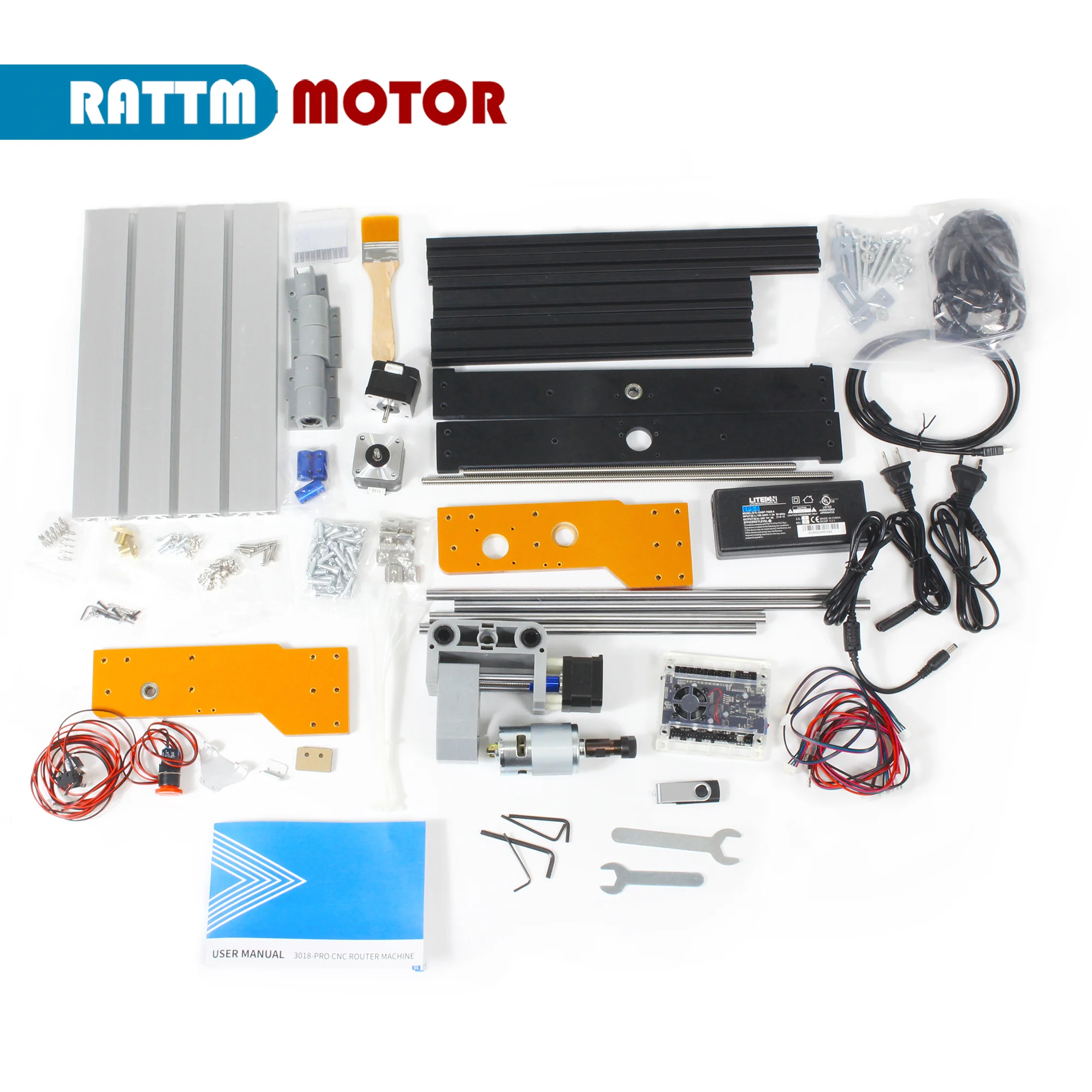 【ضريبة القيمة المضافة المجانية في الاتحاد الأوروبي】آلة طحن جهاز التوجيه CNC 3018PRO 7000W مع وحدة ليزر، ومفاتيح الحد، وتوقف الطوارئ، وآلة لنحت الخشب