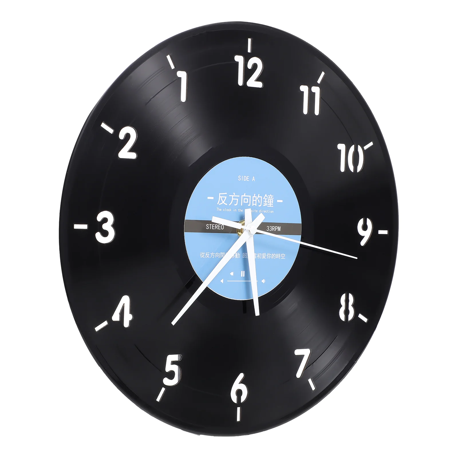 Clock Wall Backwards Reverse Clocks Unusual Unique Universe Run Decorative Gift Hanging Housewarming Mute Turning Decor Funny