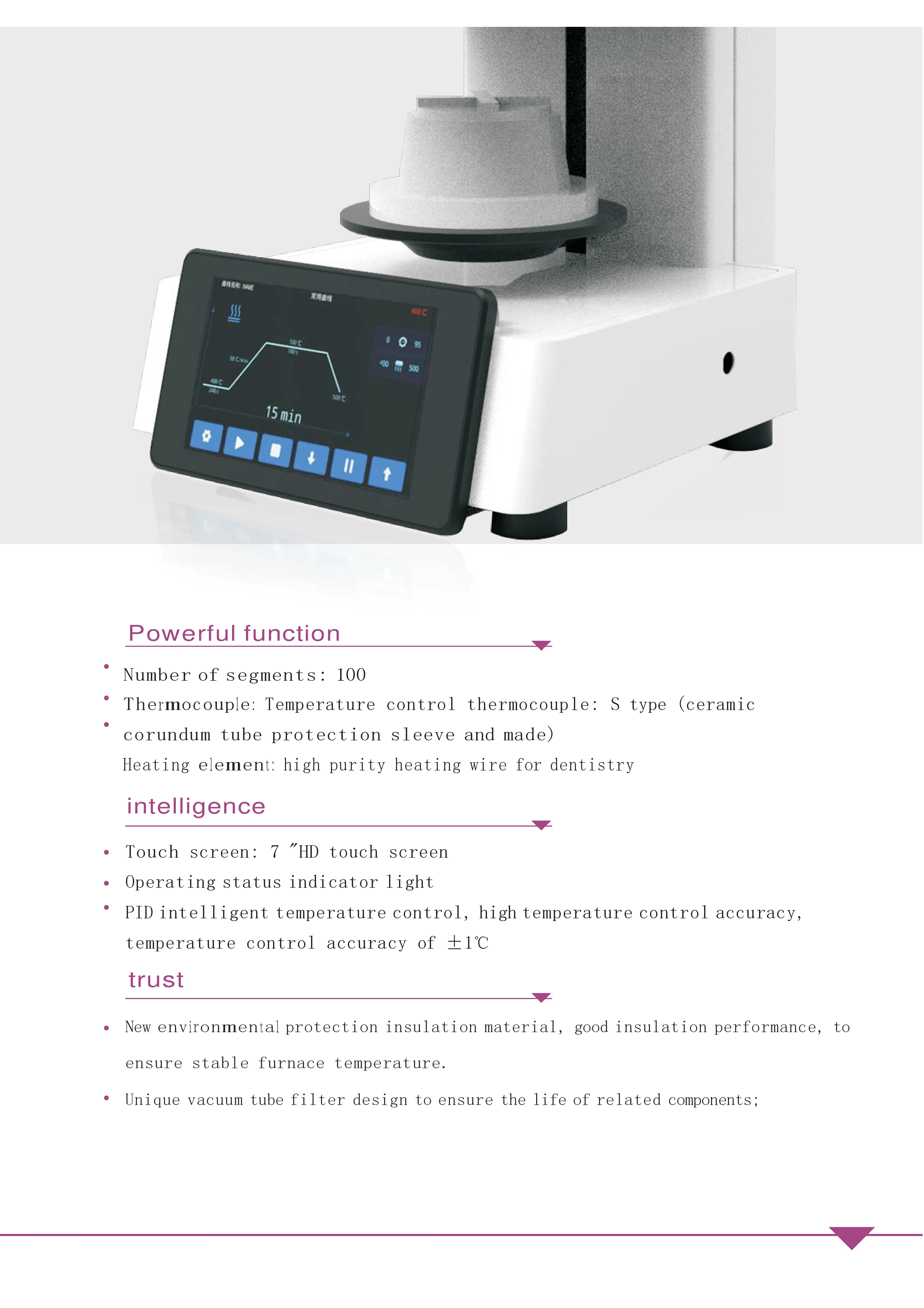 Hot Sell NeuoRton Dental Lab Equipment Porcelain Furnace  Dental Porcelain Oven  Furnace 1500W Power With Pump