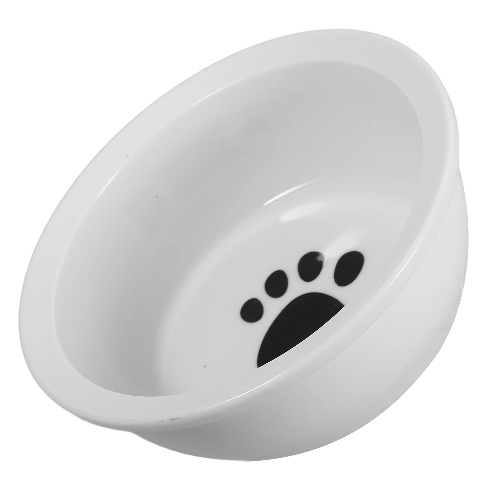 

Ceramic Dog Cat Bowl Paw Pattern Pet Food Container Sturdy Non-Slip Base Puppy Feeding Bowl Indoor Dog Feeder Cat Feeder
