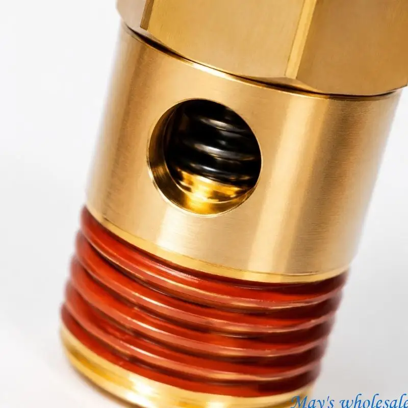 Automatic Closing Pressure Release Device for Pneumatic Equipment, 2lots Brass with Side Discharge Openings and Pull 448A