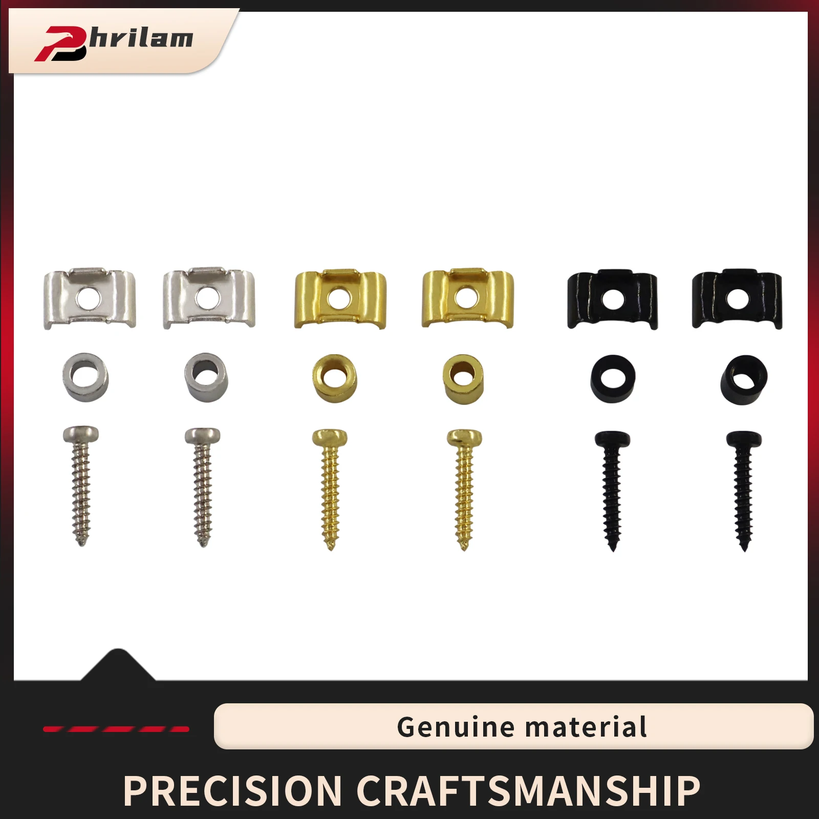 

Electric guitar string buckle accessories, head lock, string stabilizer, butterfly shaped circular column suitable for ST/SQ/TL