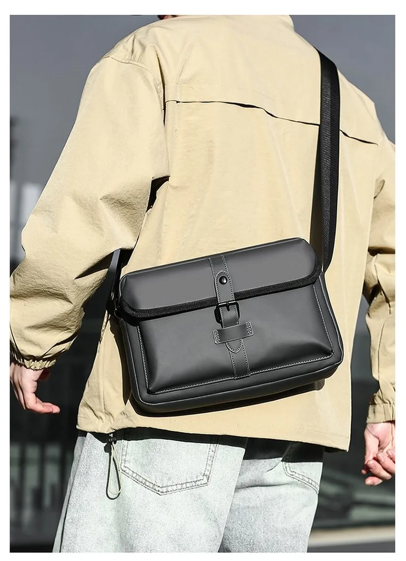 

Men's Casual Crossbody Shoulder Bag, Sleek Daily Carry Satchel for Work Commuting, Short Trips, Urban Outdoor Walks and Daily