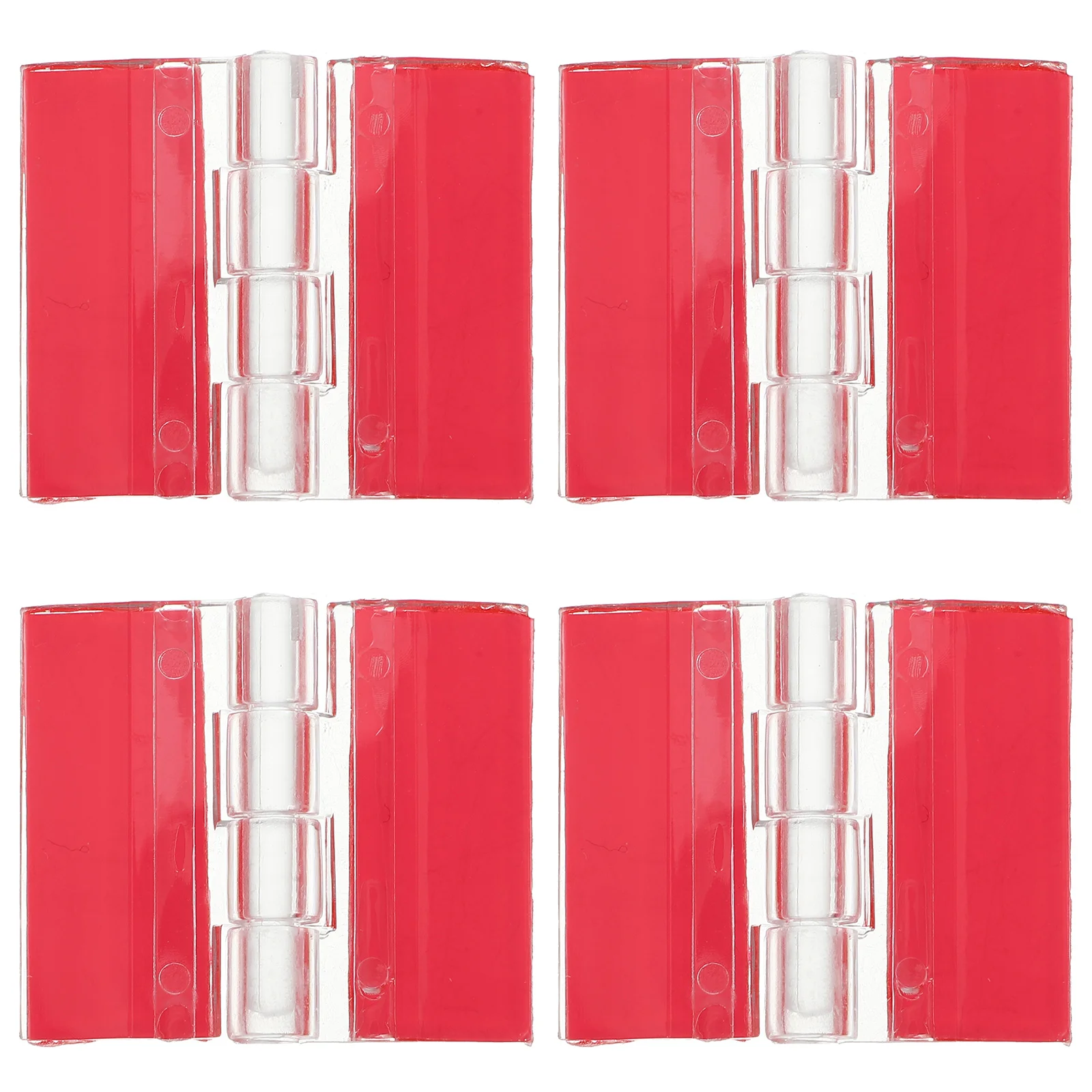 4 Pcs Self Adhesive Hinge Fish Tank Hinges Clear Glass Acrylic Small Cabinet Durable