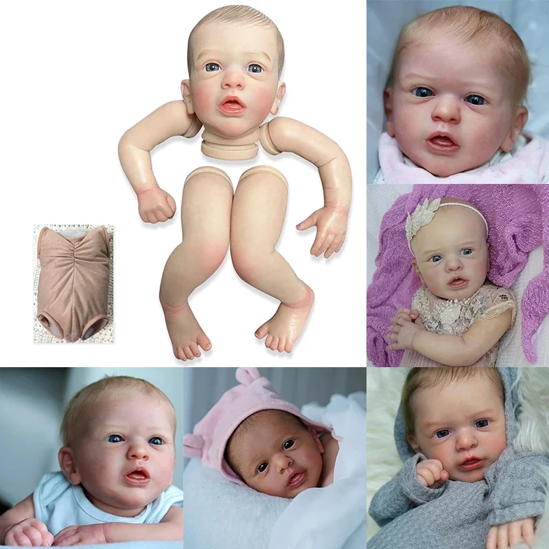 18-Zoll-Sets, bereits bemalte Kits, sehr lebensechte Babypuppenteile mit vielen detaillierten Adern, DIY-Spielzeug, Reborn-Puppen-Kit, Mu Diegoas Kit Reborn