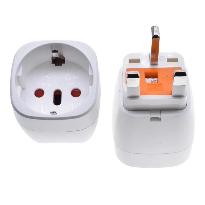 

Гонконг, Китай, Великобритания, вилка для европейского jack, британская регулировка, гонконгская версия, трехконтактный дорожный адаптер с предохранителем 13А