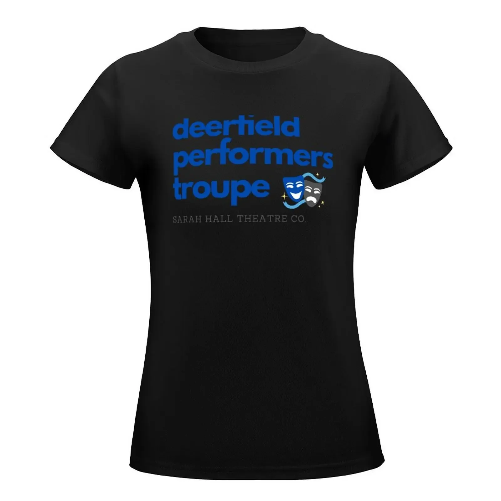 Deerfield Performers Troupe T-Shirt female tees Short sleeve tee oversized workout shirts for Women