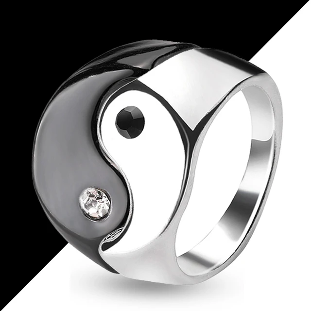 Anillos yin yang sale