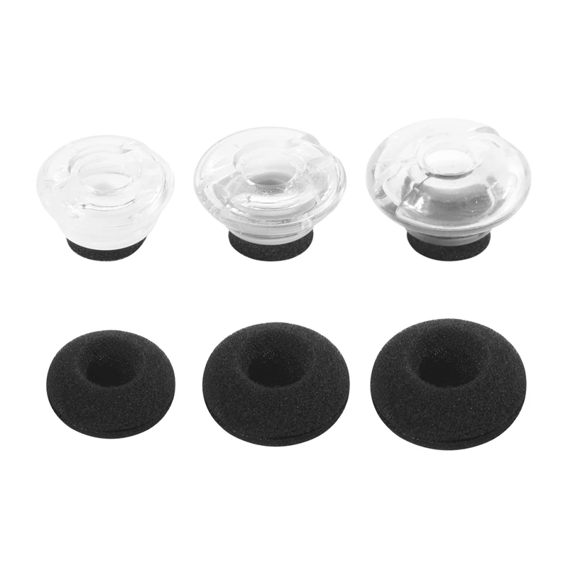 Y16A 3-Piece Large, Medium and Small Replacement Earplug Gels for Plantronics Voyager Legend Eartip Kit