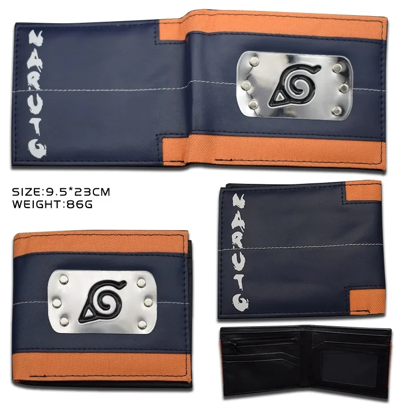 

Naruto Anime Foldable Coin Purse Men Children Bank ID Card Holder Card Clip Bag Cartoons Cosplay Clutch Wallets Birthday Gifts