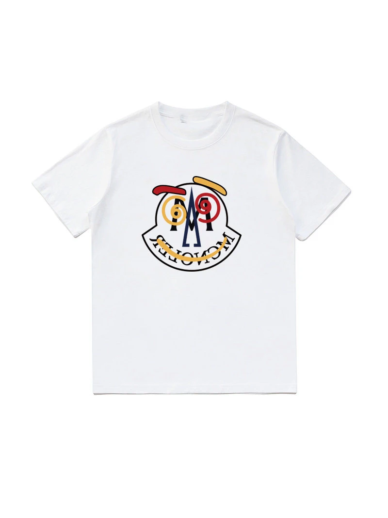 

Men's Cotton T-shirt Men's and Women's Universal All-match Cotton Round Neck Y2K Retro Trend Pattern Printed Short Sleeve