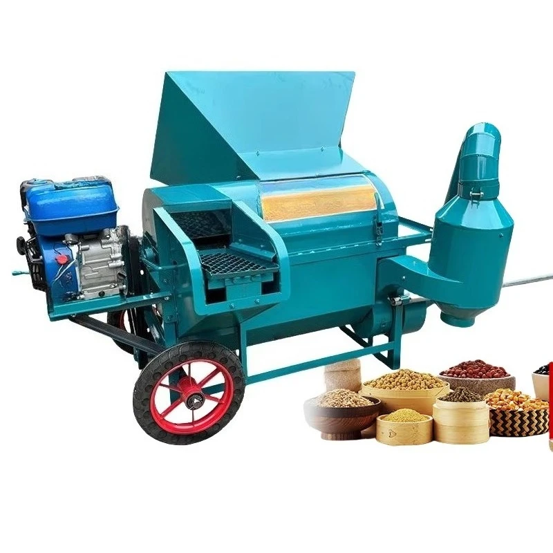Multifunctional factory sales thresher wheat soybean barley rape rice sorghum thresher