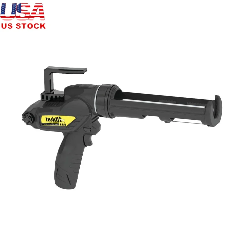 

12V Cordless Caulking Gun No Drip Lightweight Powerful Variable Speed 400 lbf Thrust 10 oz Cartridges Rechargeable Fast Charger