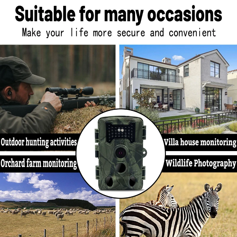 

Hunting Camera PR1000 Wildlife Tracking Surveillance Infrared Camera 16MP 1080P with 34 Infrared Lights for Outdoor Hunting