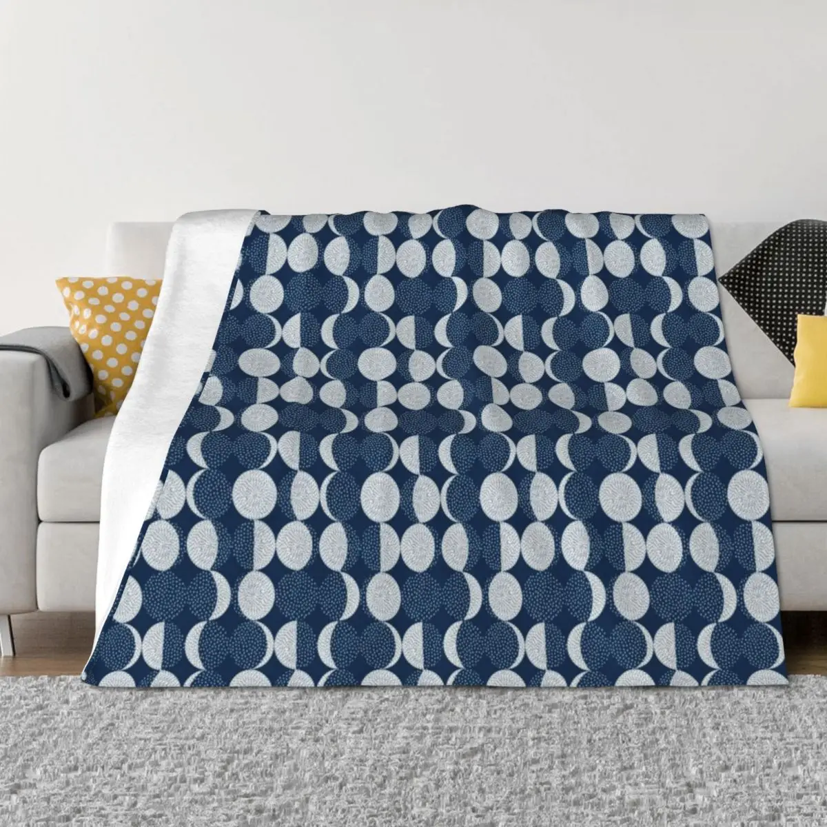 

Moon Phases / repeat pattern Throw Blanket Decoratives Blankets For Bed Tourist bed plaid Blankets