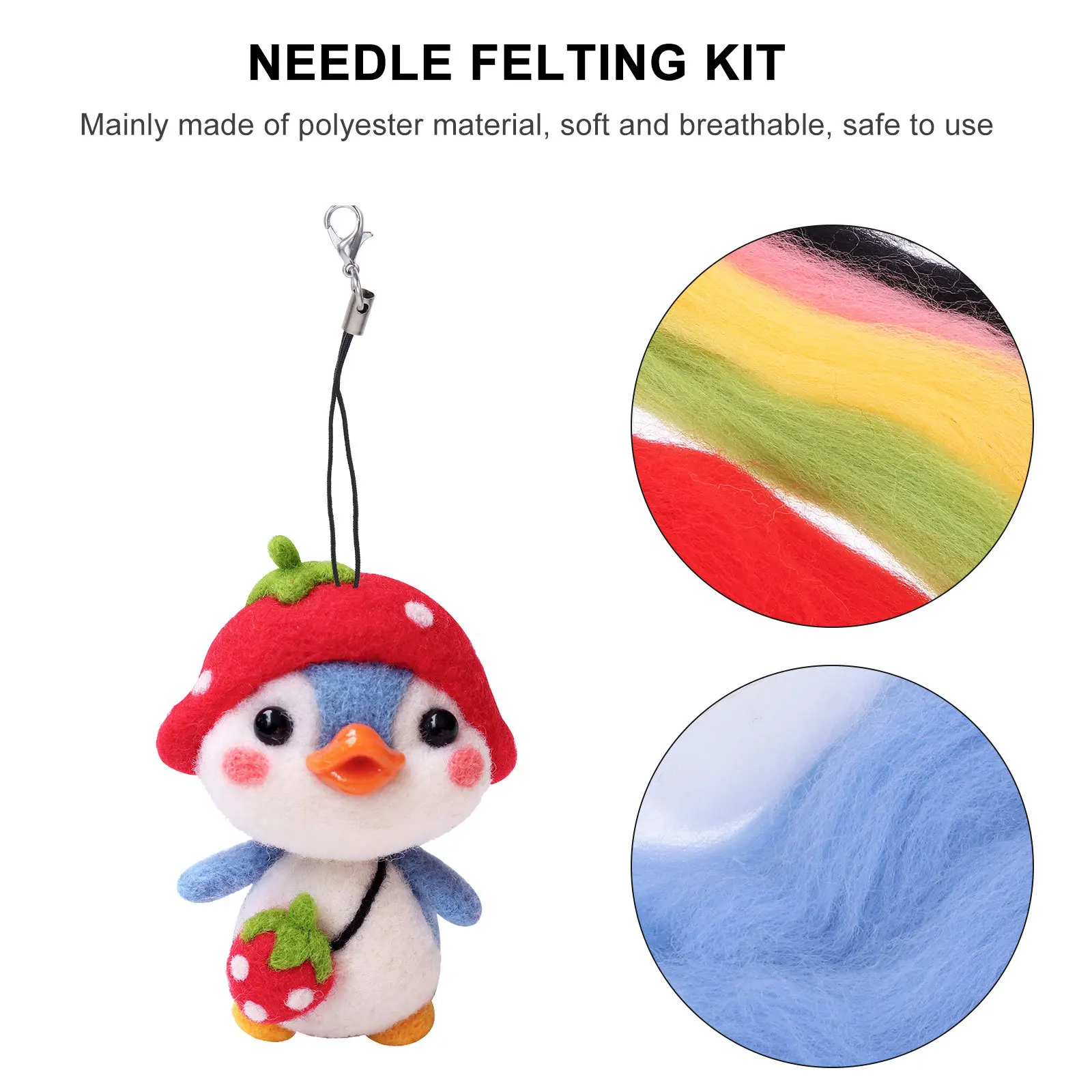 1 مجموعة 1 مجموعة إبرة كيت الصوف ورأى إبرة عدة لوازم الحرف لوازم الحرفية Diy بها بنفسك التلبيد الفن زخرفة صغيرة لتقوم بها بنفسك التلبيد الفن #2