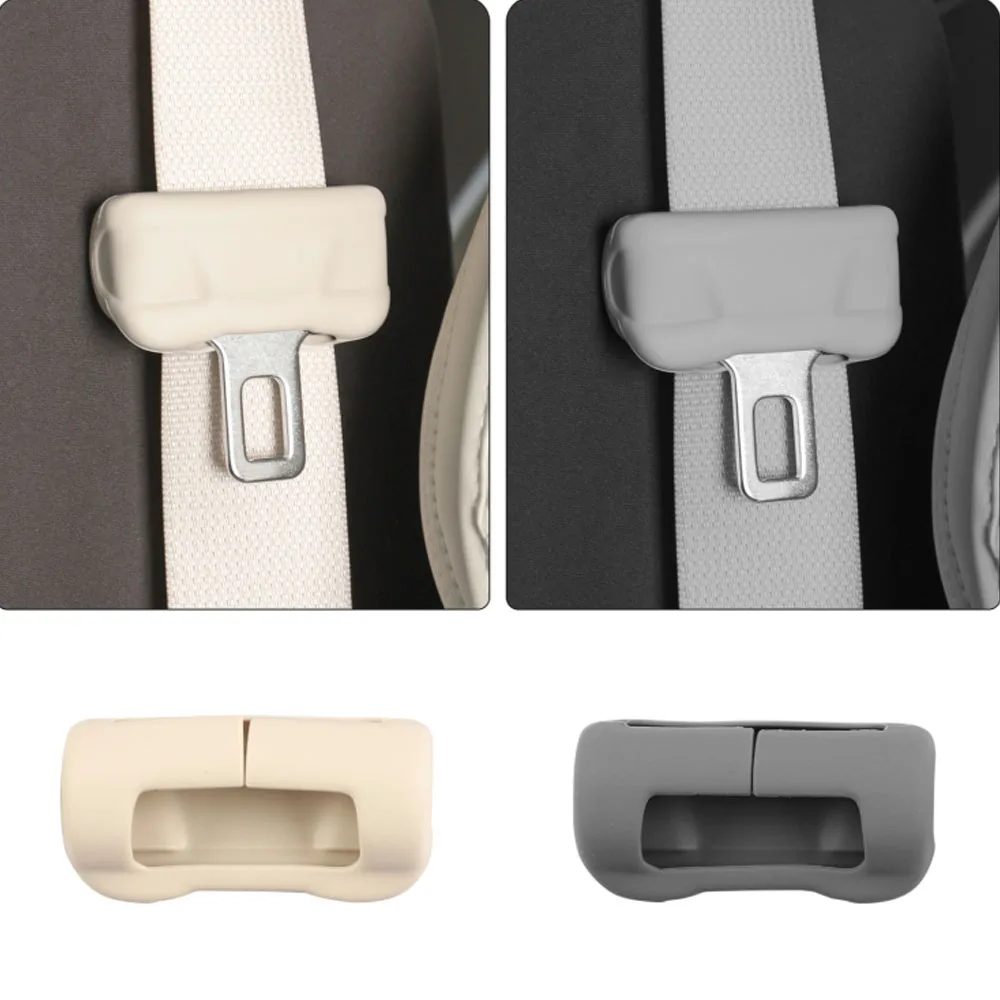 6 Pcs Seat Belt Buckle Protection Cover  For Denza N9 2025 Car Modification Accessories All Inclusive Silicone Protective Cover