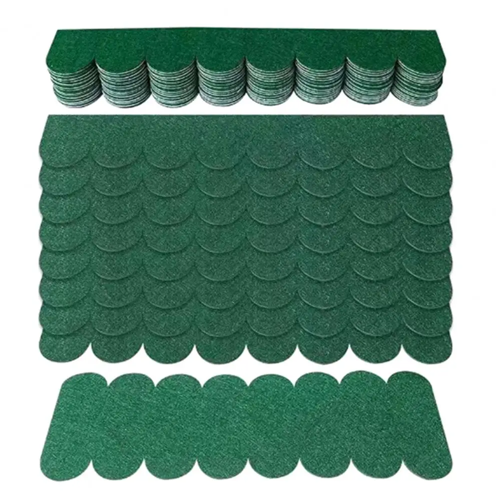 Tejas de Fieltro para Techo, 21/32/53 Piezas, Autoadhesivas, Impermeables, Mini Tejas de Fieltro para Techo, Caja de Anidación para Pájaros, Láminas de Fieltro Pequeñas