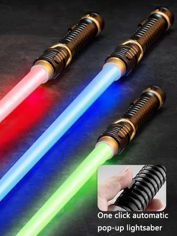 New Lightsaber LED Laser Sword Rave Cosplay Light Stick Kids Gifts Cool Toy Force FX FOC Blaster Toys