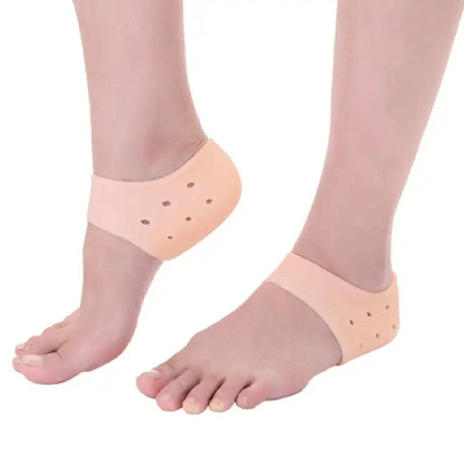 Soft and Comfortable Gel Heel Protectors - Ultimate Relief from Heel Pain and Plantar Fasciitis - Cushioned Foot Care Guards for