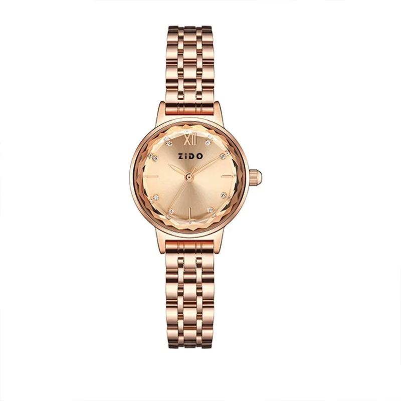2025 zido relógio de quartzo para mulher de alta qualidade relógio feminino moda elegante relógios femininos redondo automático pulseira aço inoxidável