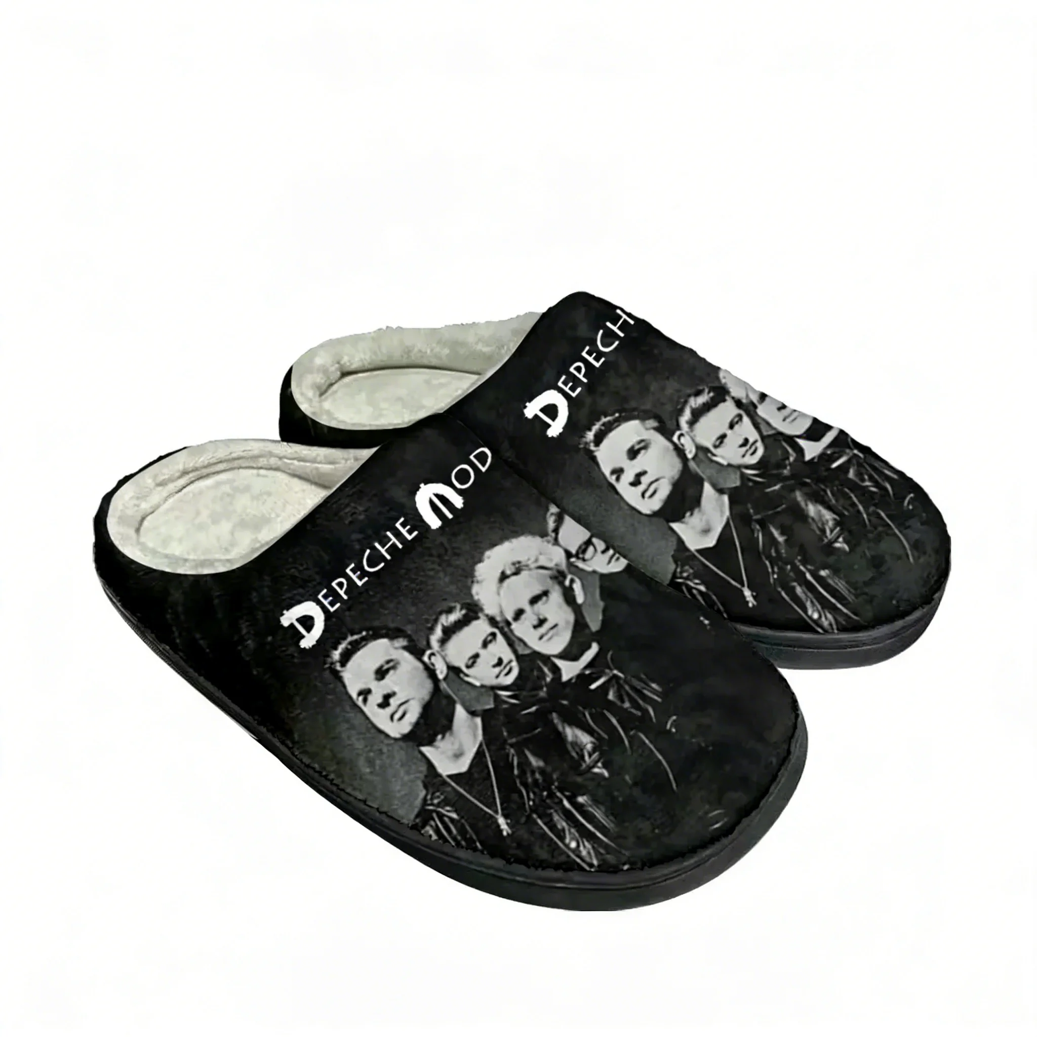 

Depeche Rock Band Mode Home Cotton Custom Slippers Mens Womens Sandals Plush Bedroom Casual Keep Warm Shoes Thermal Slipper