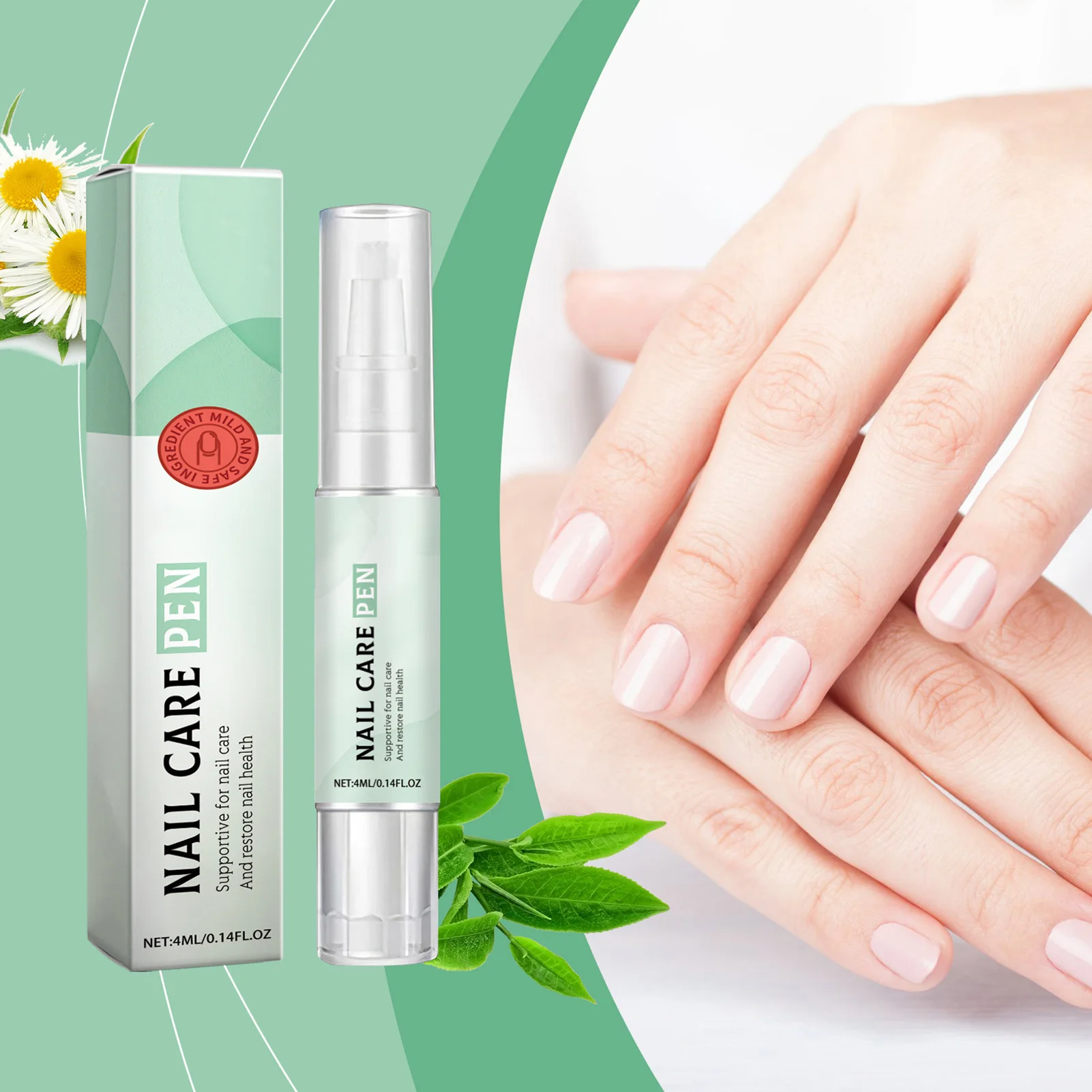 Suero para tratamiento de uñas de los pies, reparación de uñas dañadas, tratamiento de uñas para mujeres, 4ml