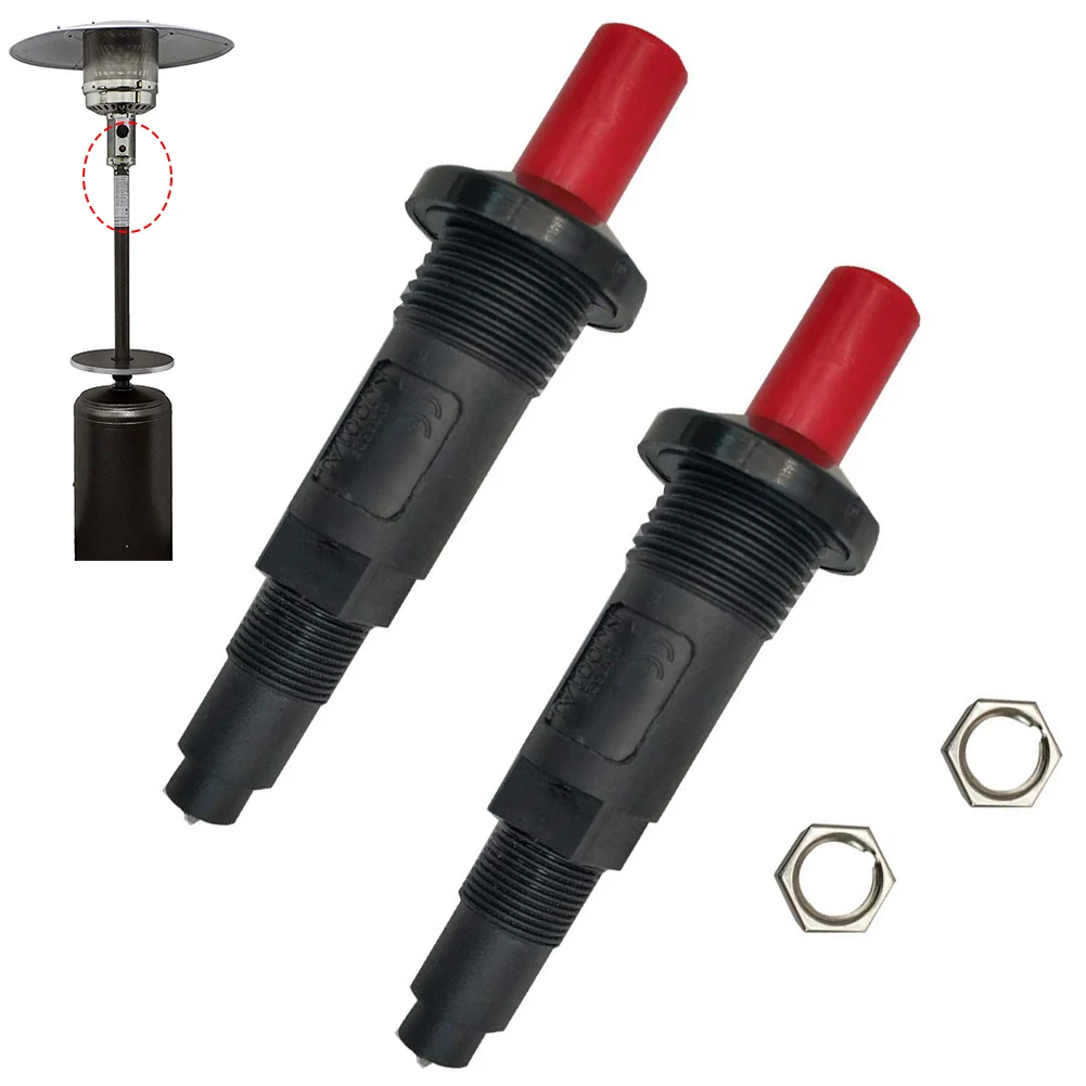 

2pcs Gas Heater Outlet Piezo Button Electric Igniter Spark Plug- Gas Heater Outlet Piezo Plug- For Gas Fireplace Oven Heater