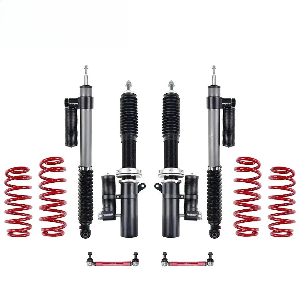 For Explorer Suspension Kit Comfortable Reservoir Shocks Absorbers Offroad Performance 1.5 Inches Lift Adjustable Coilover