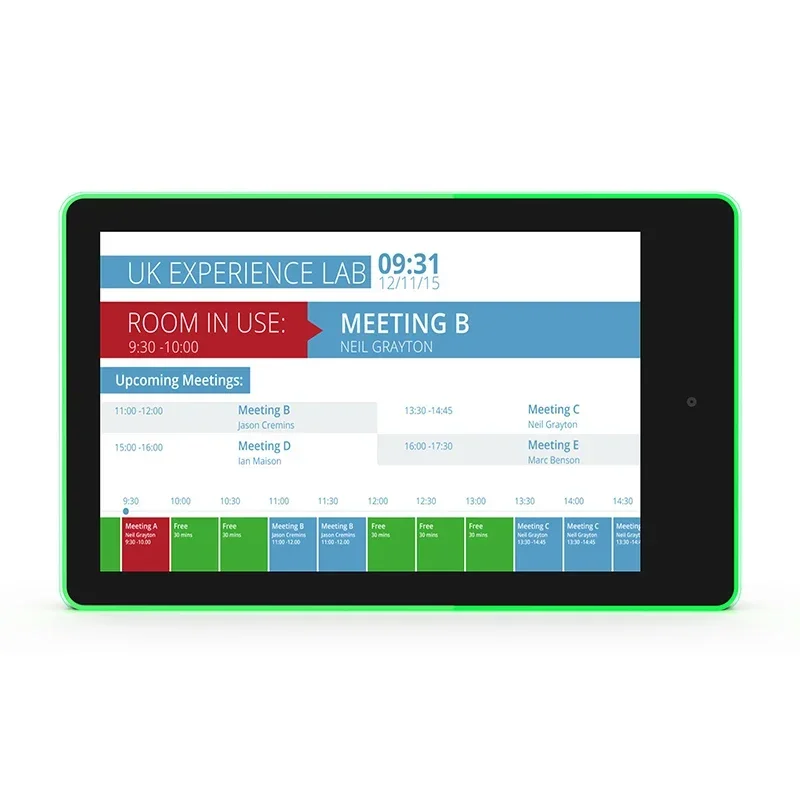 

Meeting Room Booking System 10 Inch Wall Mount Android All in One POE Tablet with Front NFC Function Tools