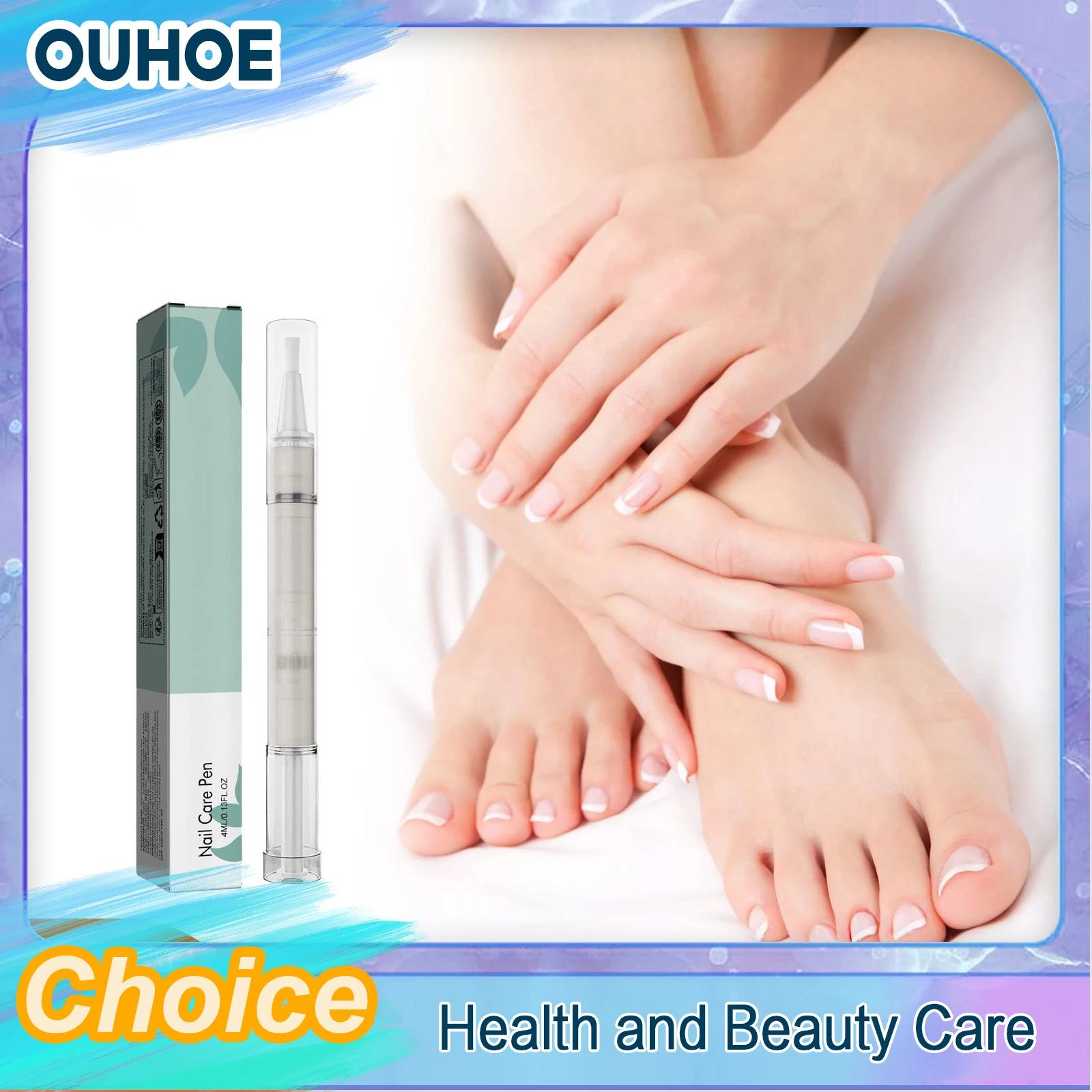 Caneta de reparação de unhas anti unhas tratamento de infecção fúngica seco hangnails fortalecedor pés paroníquia remoção dedo do pé onicomicose cuidados