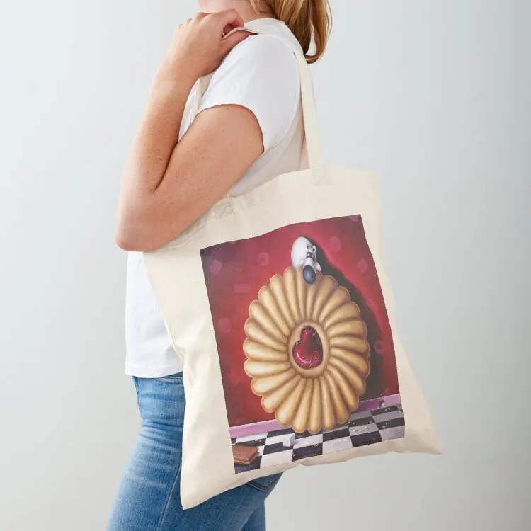 

I'd Risk It For A Biscuit! Tote Bag hand bag ladies shopping bags foldable tote bag woman Women's shopper