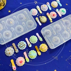 Ice Cream Ball Shaped Epoxy Molds Artistic Silicone Mold for Pastry and Chocolate for DIY Jewelry Making and Dessert Crafting