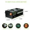 12V 200ah 400ah LiFePO4 배터리 내장 BMS 리튬 배터리, 대부분의 백업 전원 홈 에너지 저장 및 오프 그리드 교체용 3