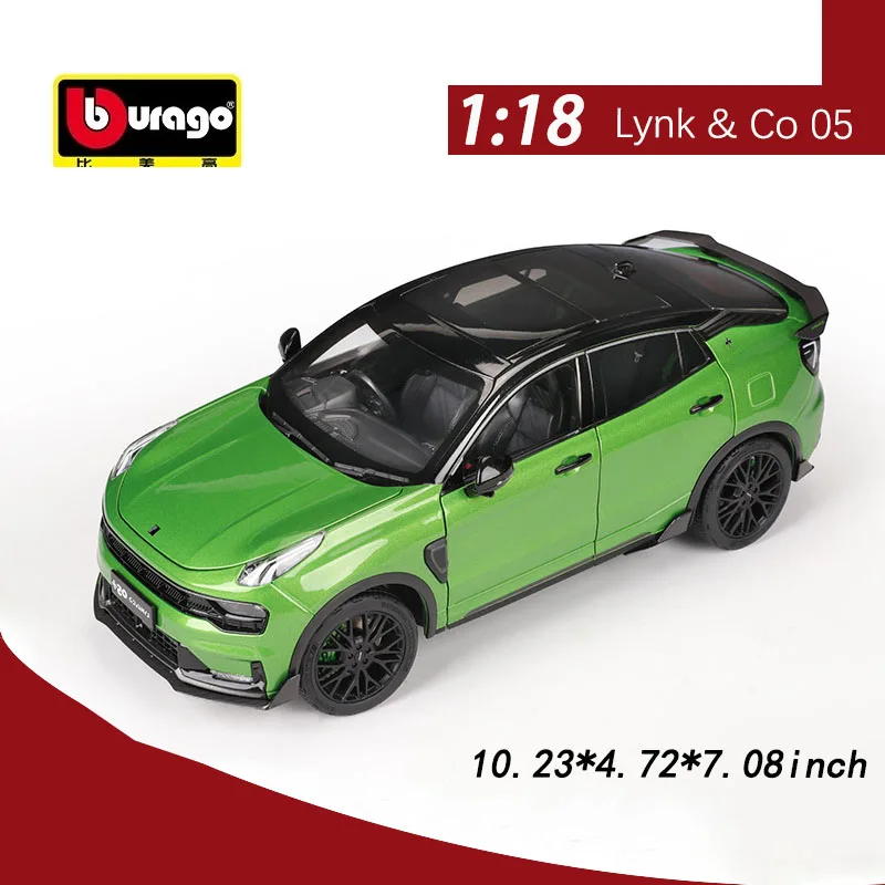 

Модель литая автомобиля Bburago 1:18 Lynk & Co 03 Lynk & Co 05, модель автомобиля из сплава, детские игрушки, миниатюрная модель автомобиля, коллекционный подарок