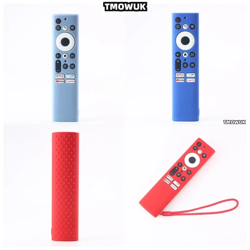 

For Skyworth TC9012 55Q20 TV Remote Control Silicone Protective Cover Anti-scratch Case Shockproof Anti-drop TMOWUK