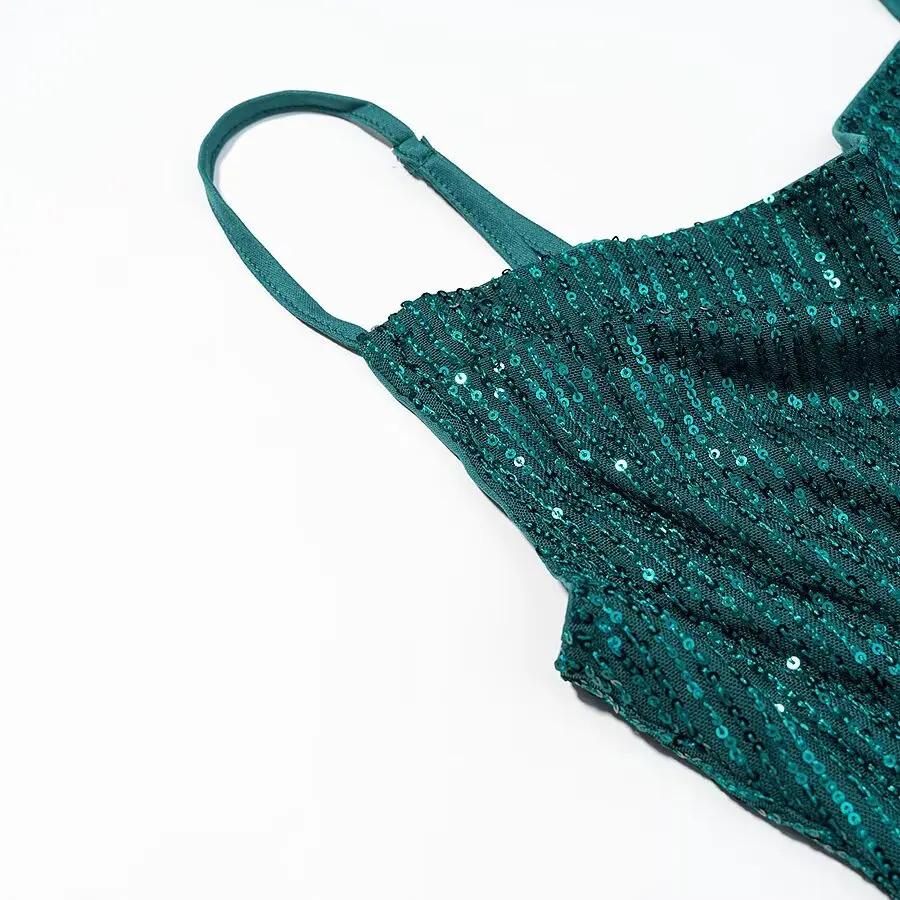 JNLEAOG Faionable correa de lentejuelas Dr mujer Sli diseño versátil otoño nueva llegada Casual Color puro fibra de poliéster