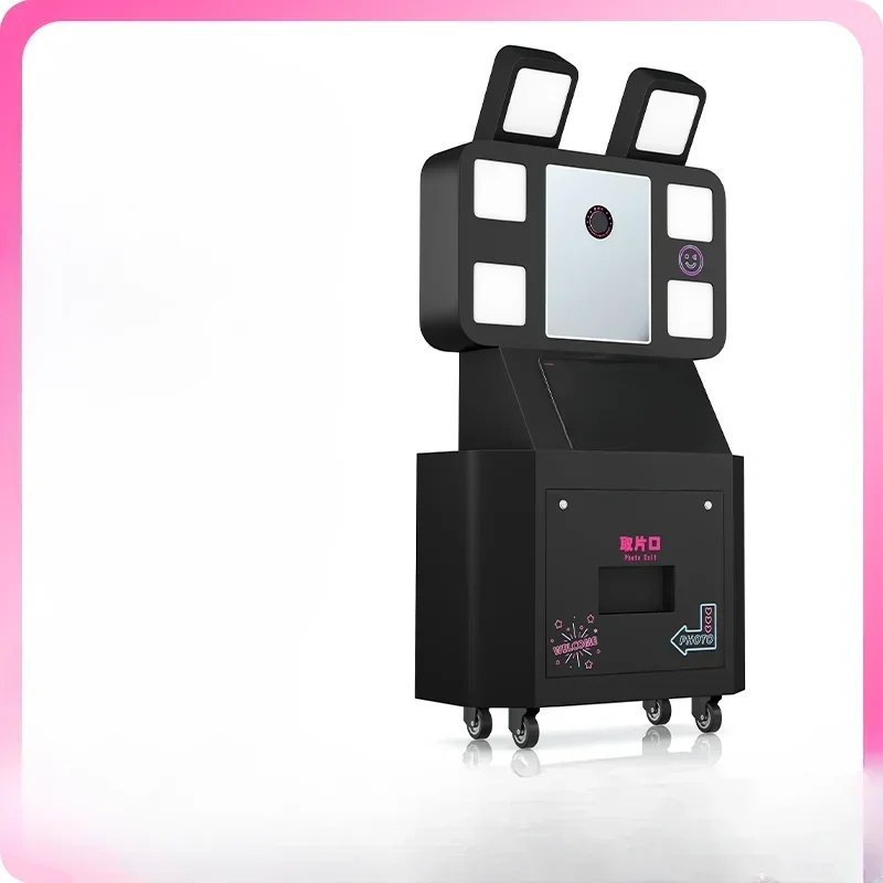 Big head sticker machine photo all-in-one machine mini photo sticker machine customization