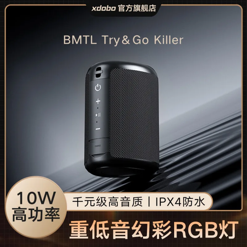 

Подходит для BMTL Killer Bluetooth-динамик 5 Вт Мини-портативный водонепроницаемый небольшой аудио сабвуфер для верховой езды на открытом воздухе
