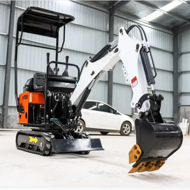 YG High Efficiency Small Excavator Digger Mini Crawler Excavator 0.8 Ton 2.5 Ton Excavators Mini Loaders For Construction Work