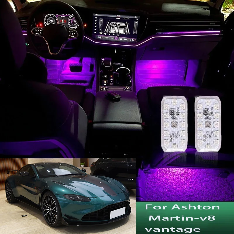 

FOR Ashton martin-v8 vantage LED Car Interior Ambient Foot Light Atmosphere Decorative Lamps Party decoration lights Neon strips